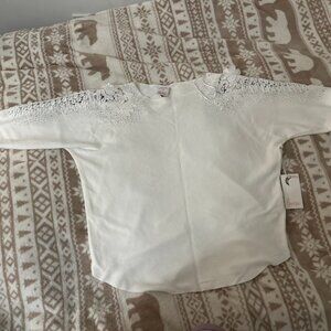 White women's top, size S